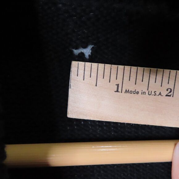 Lauren Ralph Lauren Sweater Womens XXL Black Southwestern Cardigan Linen Cotton - Picture 7 of 15